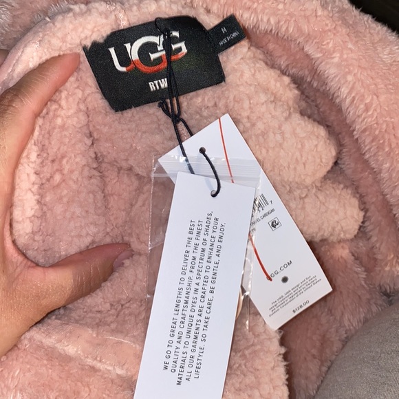 Women’s UGG ANNONA SHERPA TRAVEL CARDIGAN M - Picture 6 of 10